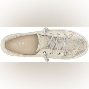 NEW Light Grey Sperry Top Sider Sneakers Sz 10